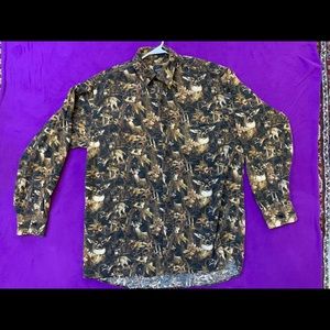 Redhead Men’s Camo Button Down